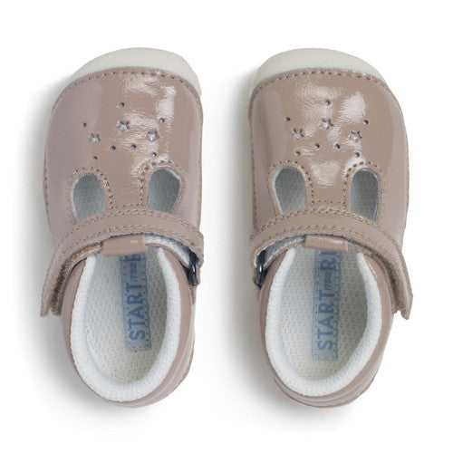 Start-Rite Pre-Walker Shoes | Tumble | Taupe Patent
