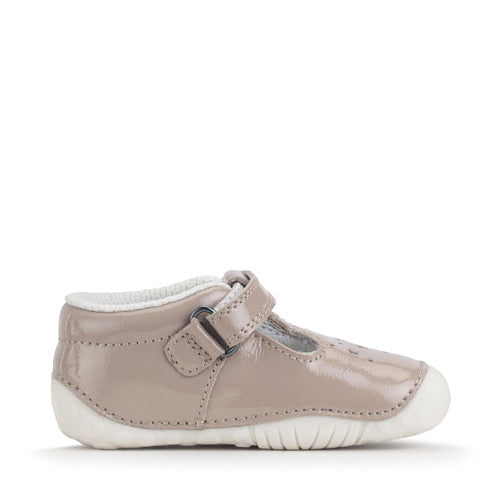 Start-Rite Pre-Walker Shoes | Tumble | Taupe Patent