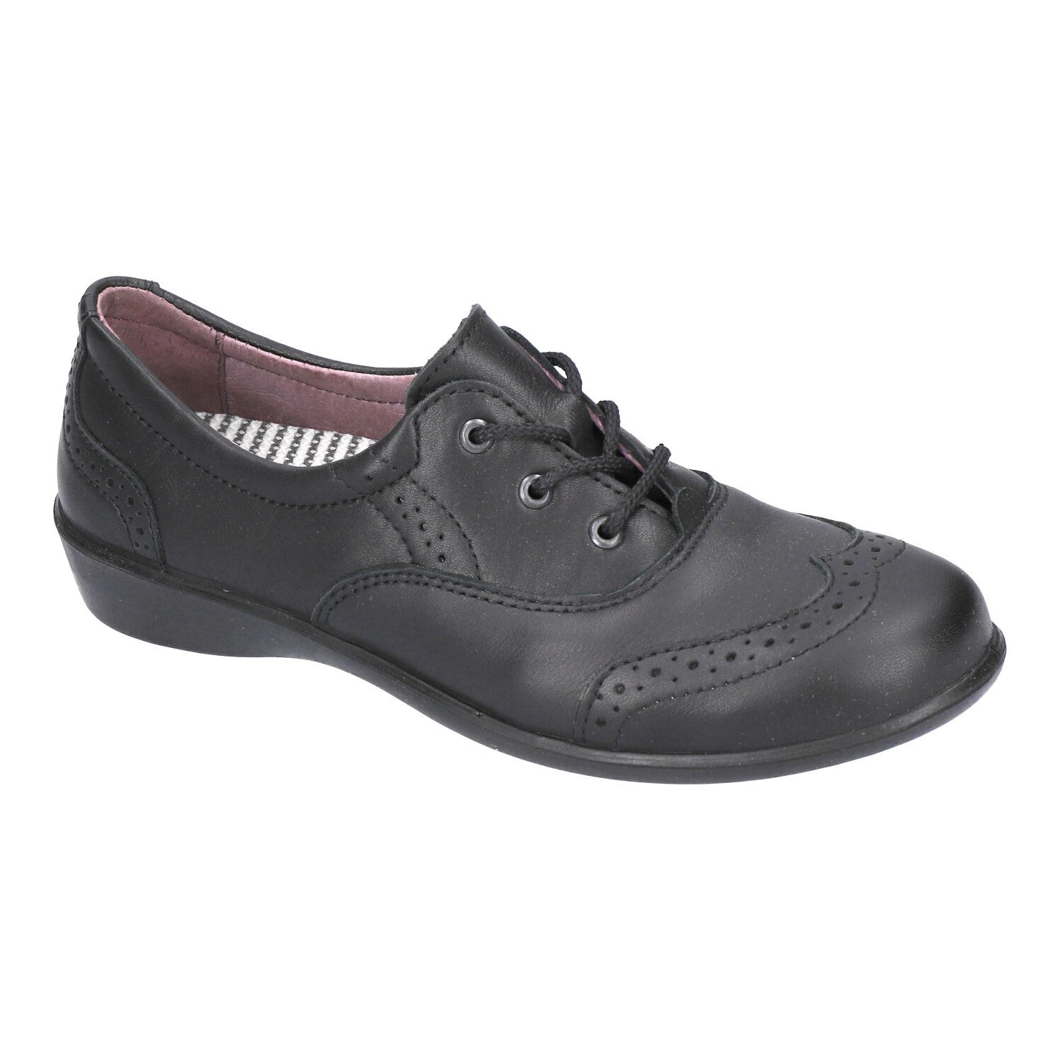 Ricosta Kids School Shoes | Kate | Lace Up | Black Leather