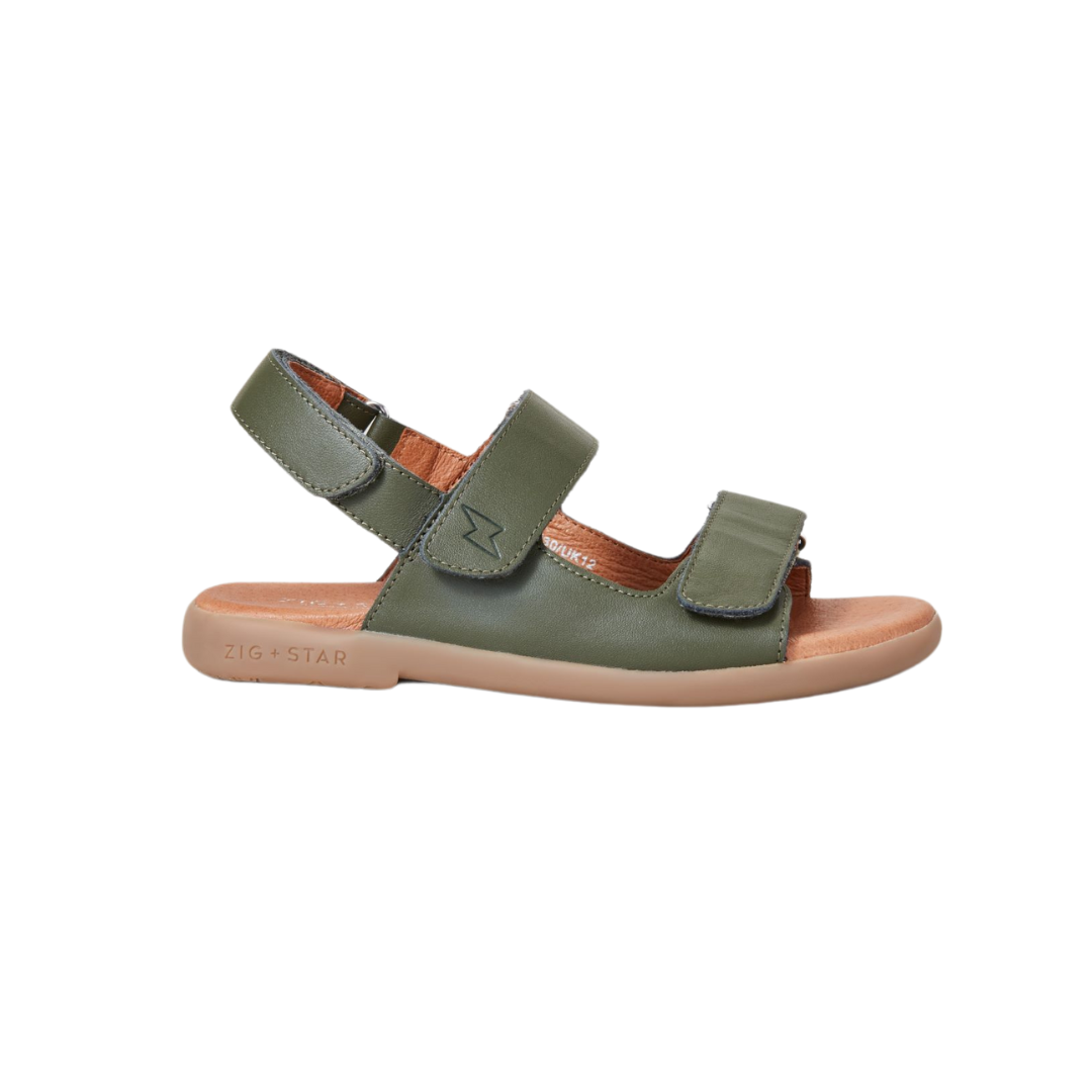 Zig and Star Sandals | Junior Solar | Khaki