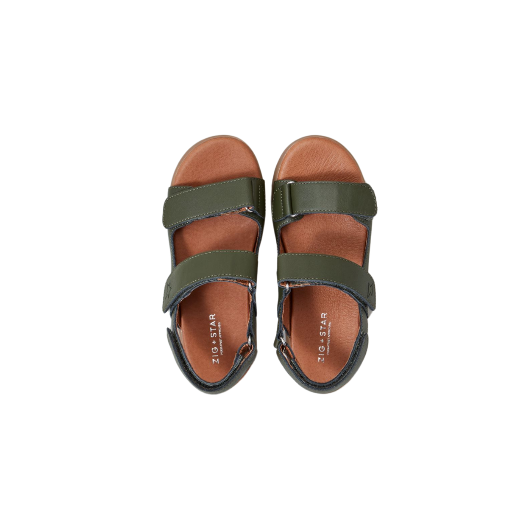 Zig and Star Sandals | Junior Solar | Khaki