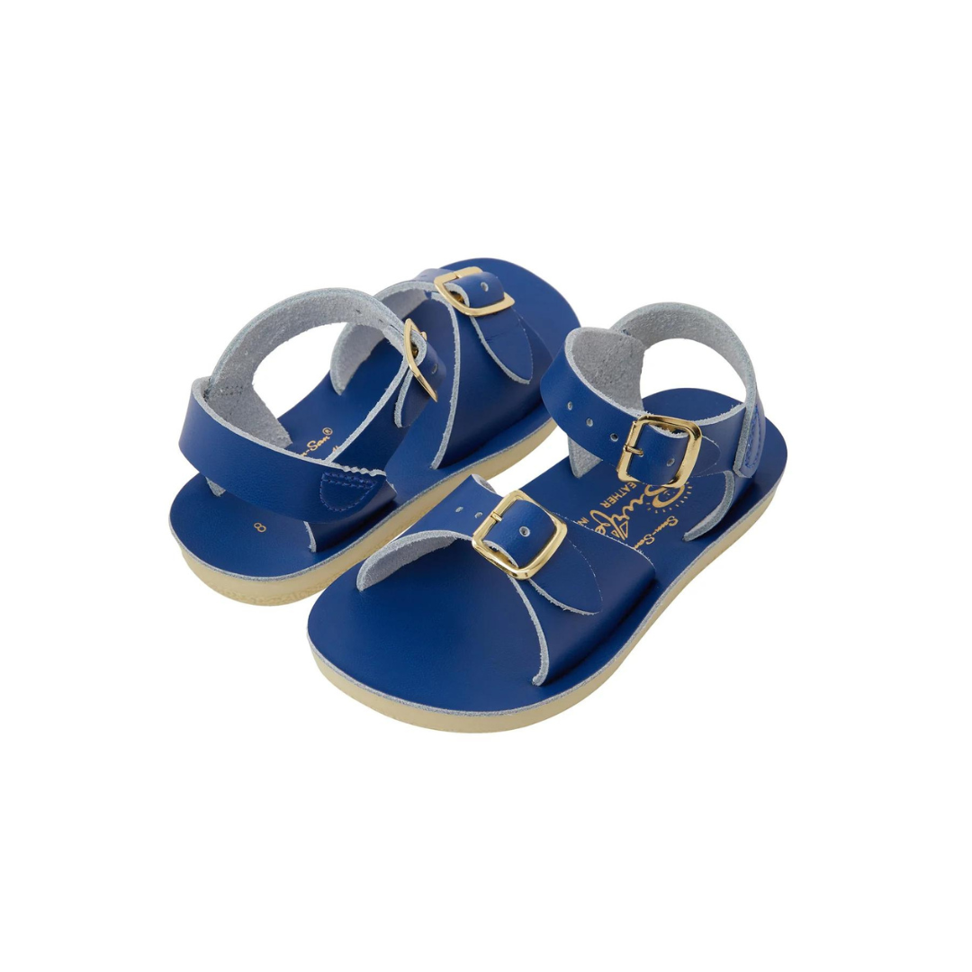 Salt-Water Kids Sandals | Surfer Sun San | Cobalt Blue