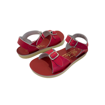 Salt-Water Kids Sandals | Surfer Sun San | Red