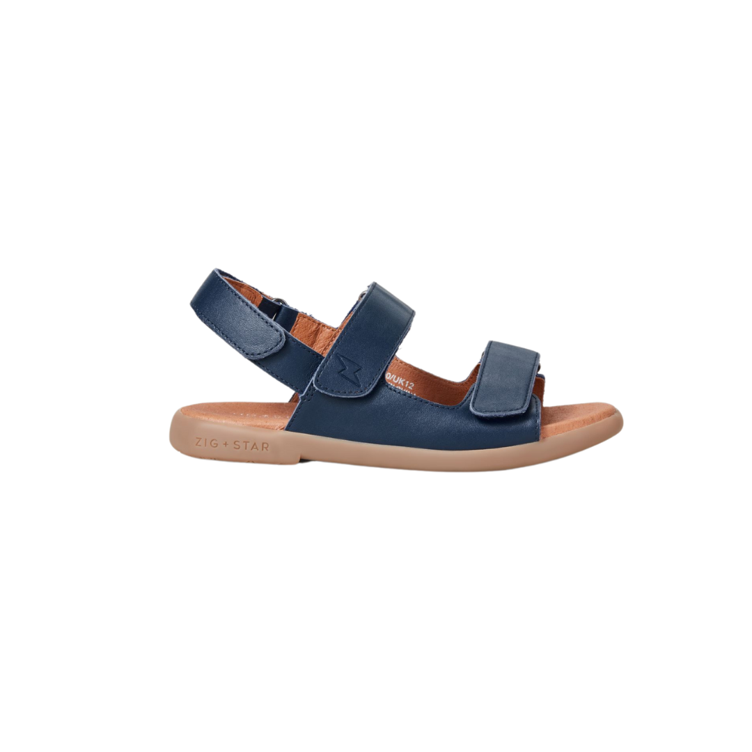Zig and Star Sandals | Junior Solar | Navy