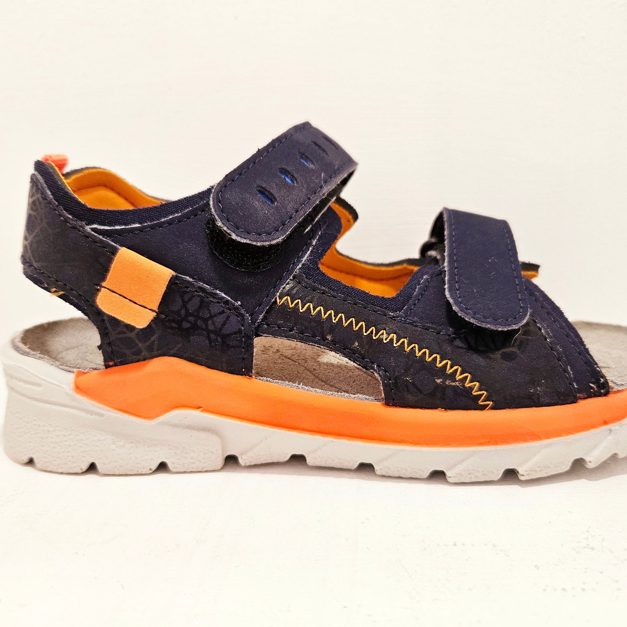 Ricosta Kids Sandals | Tajo Waterproof | Navy & Orange