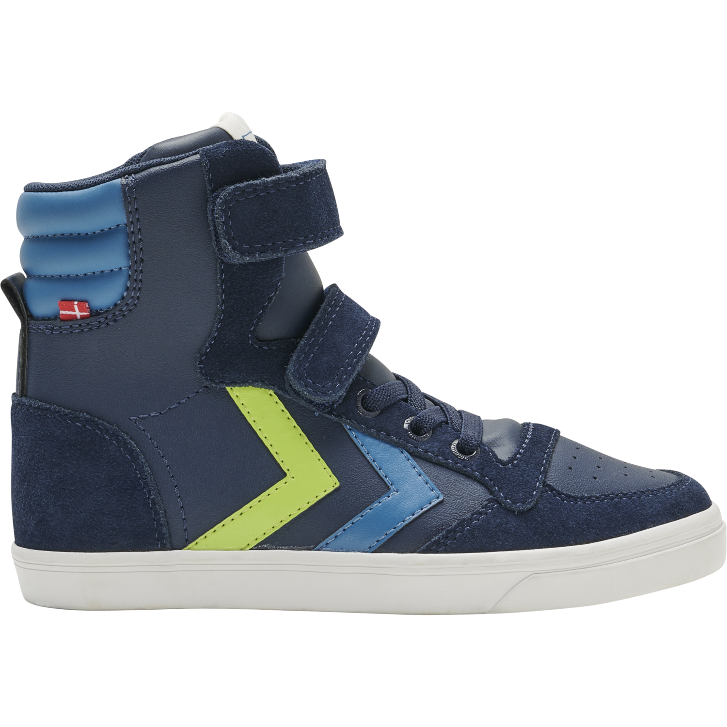 Hummel Kids Hi Top Trainers | Slimmer Stadil | Black Iris