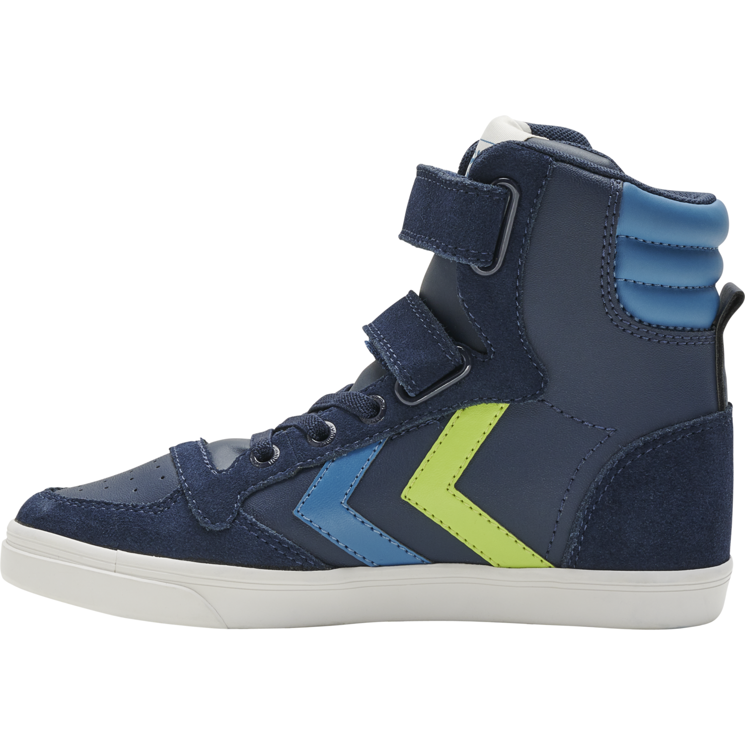 Hummel Kids Hi Top Trainers | Slimmer Stadil | Black Iris