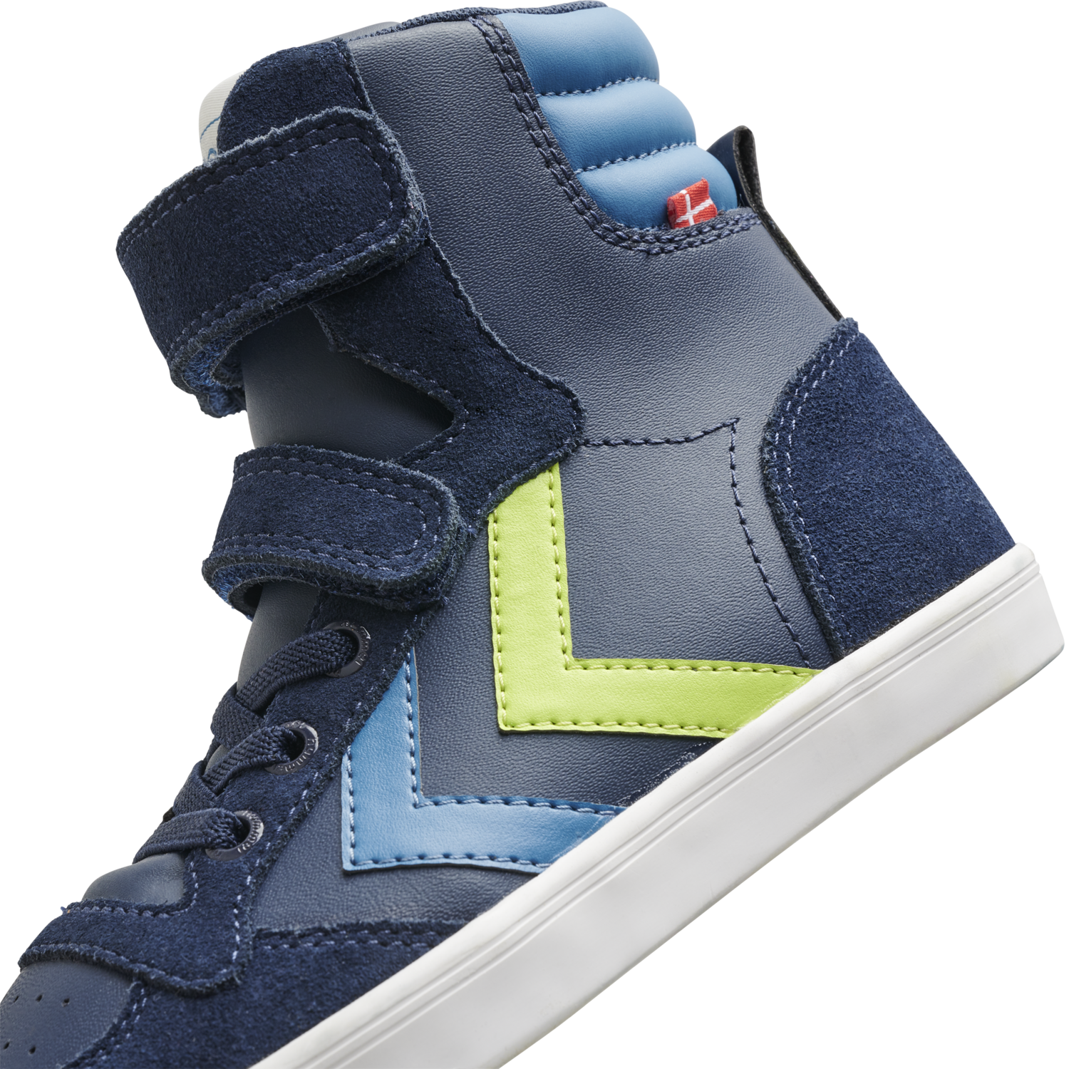 Hummel Kids Hi Top Trainers | Slimmer Stadil | Black Iris