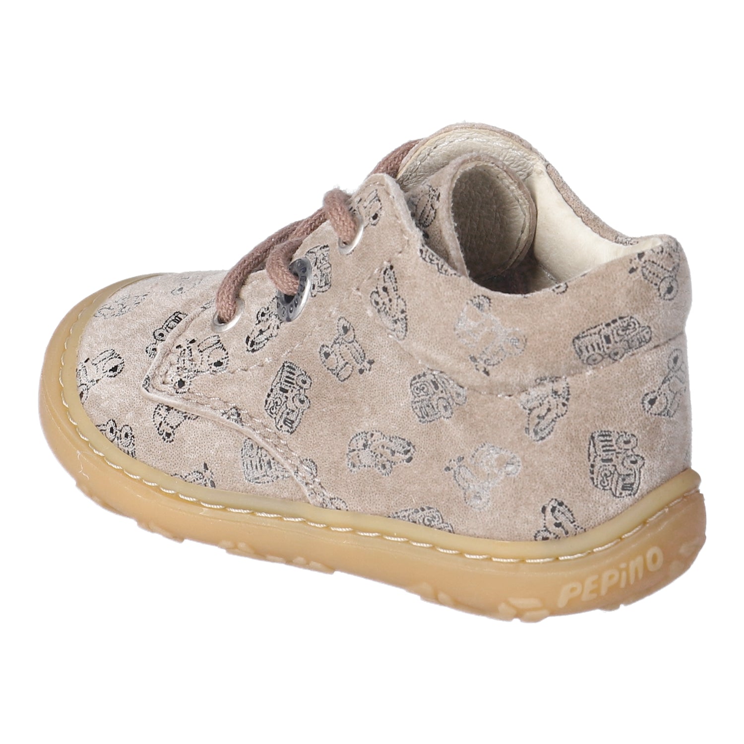 Ricosta Kids Boots | Dots Lace Up | Grey Cars