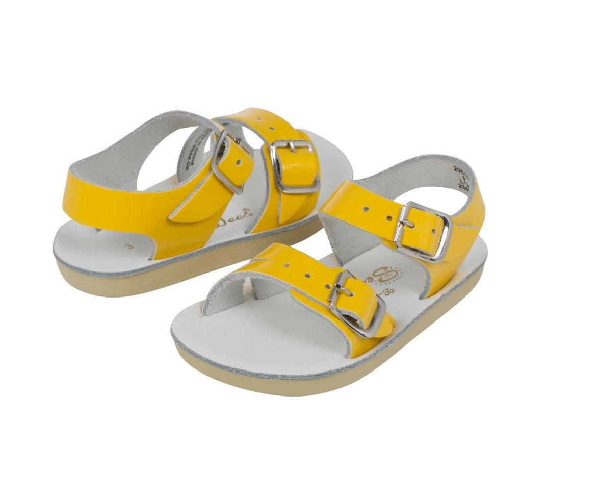 Salt-Water Kids Sandals | Sea Wee Sun San | Shiny Yellow