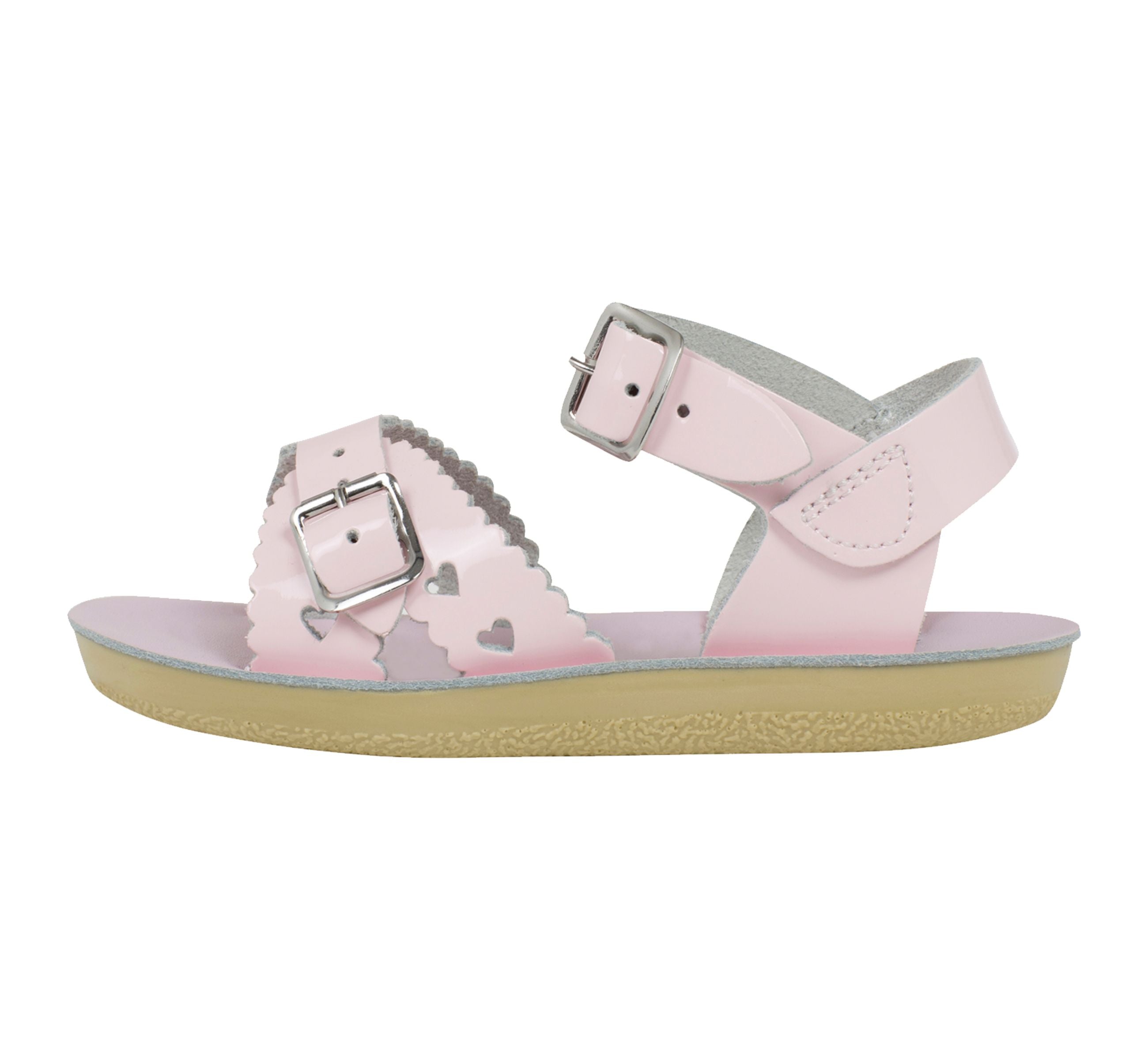 Salt-Water Kids Sandals | Sweetheart Sun San | Shiny Pink