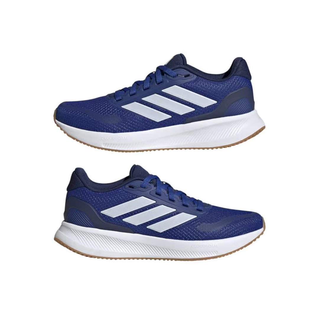 Adidas Kids Trainers | Runfalcon 5 Junior | Navy & White