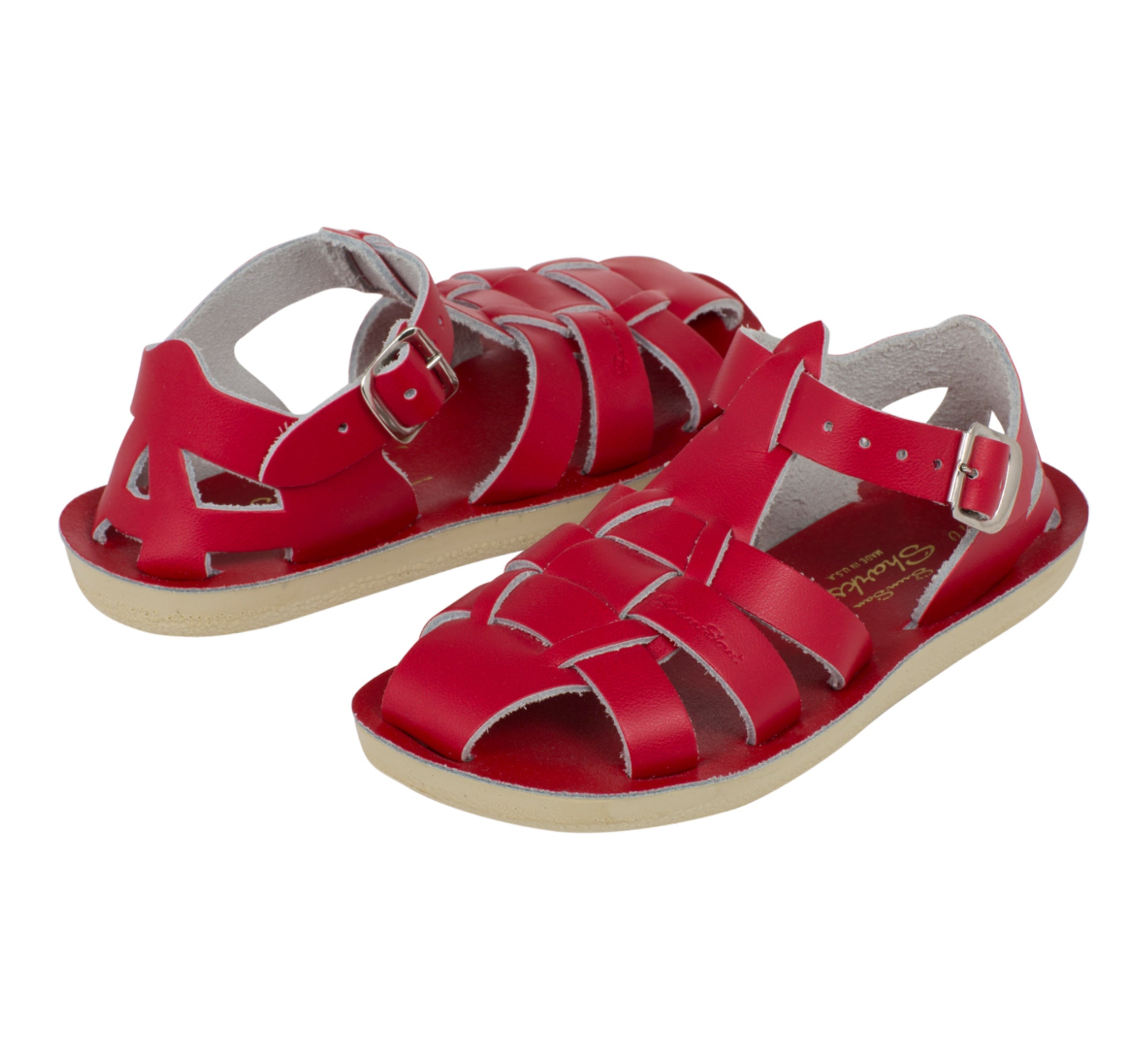 Salt-Water Kids Sandals | Fisherman Sun San | Red
