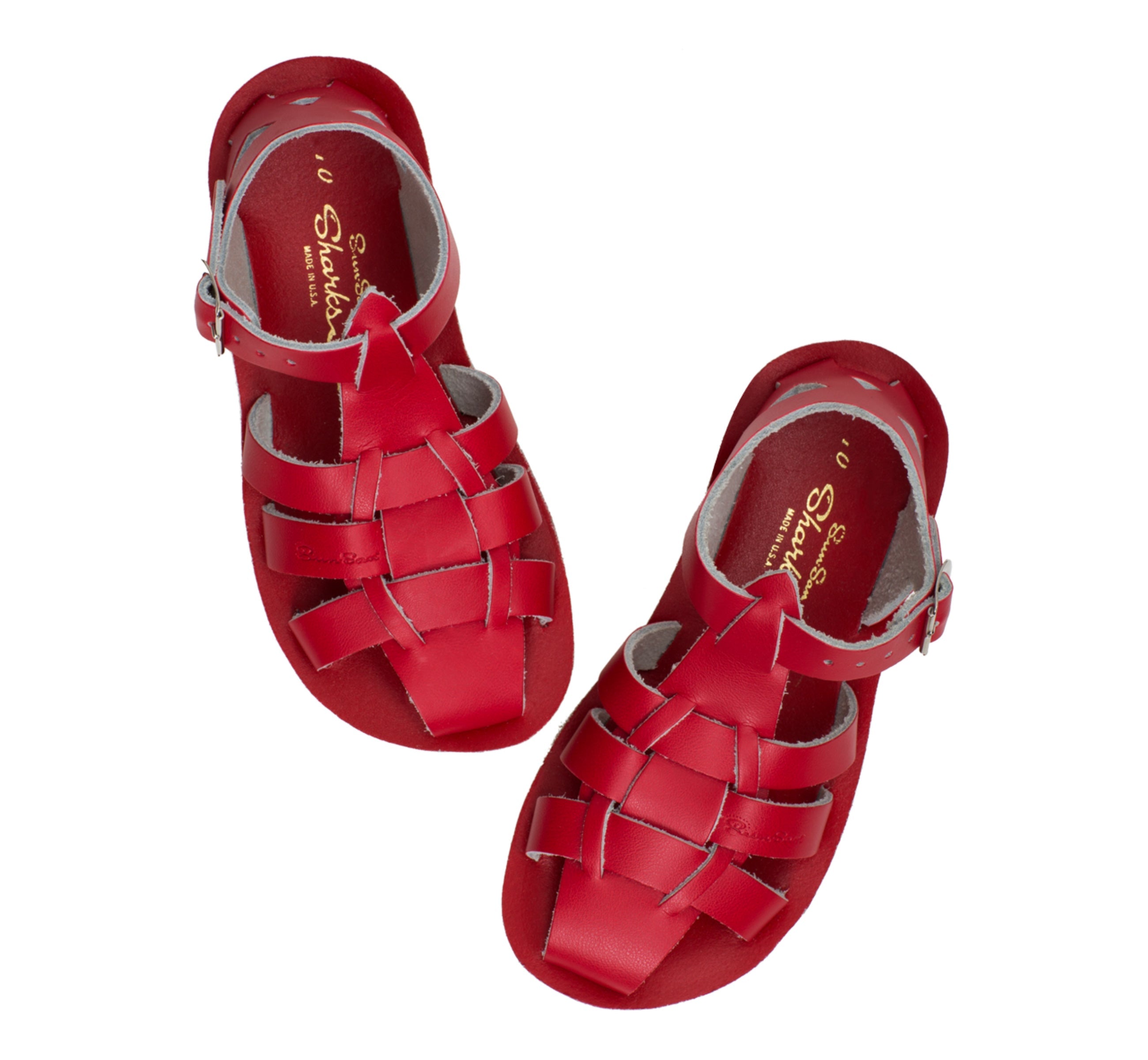 Salt-Water Kids Sandals | Fisherman Sun San | Red
