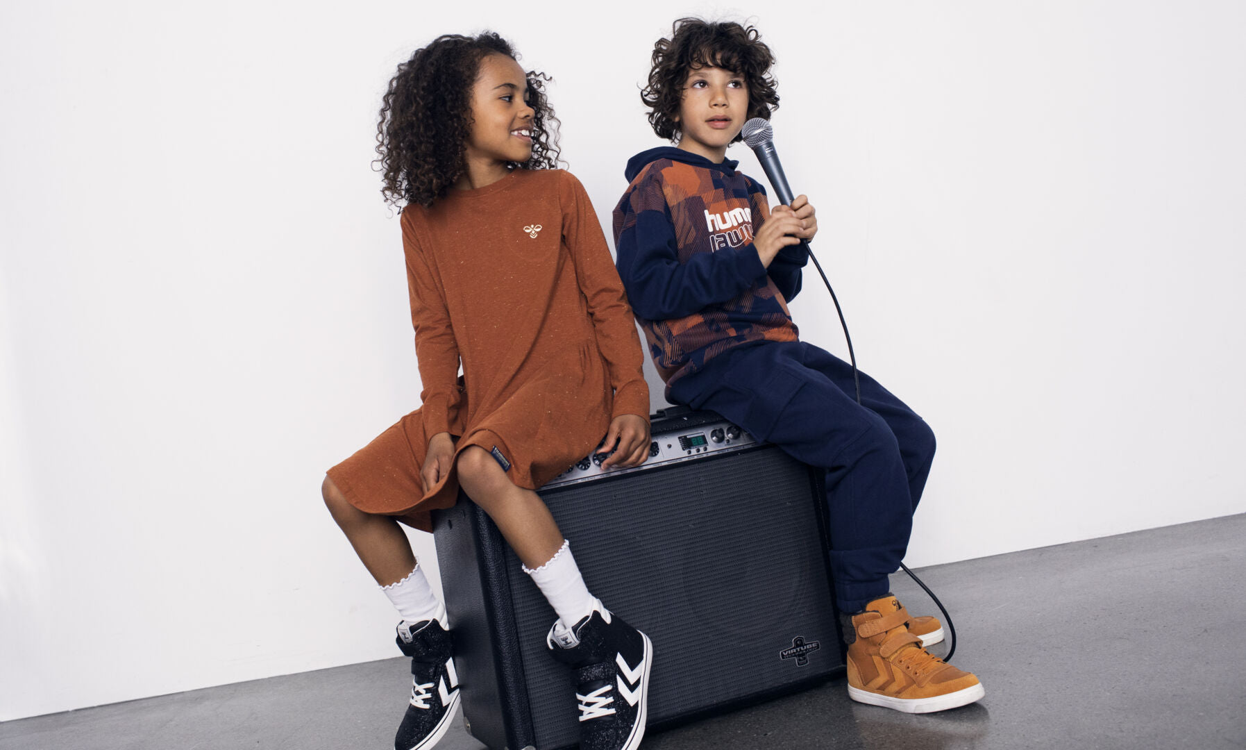 Hummel Kids Hi Top | Stadil Jr winter | Pumpkin Spiced