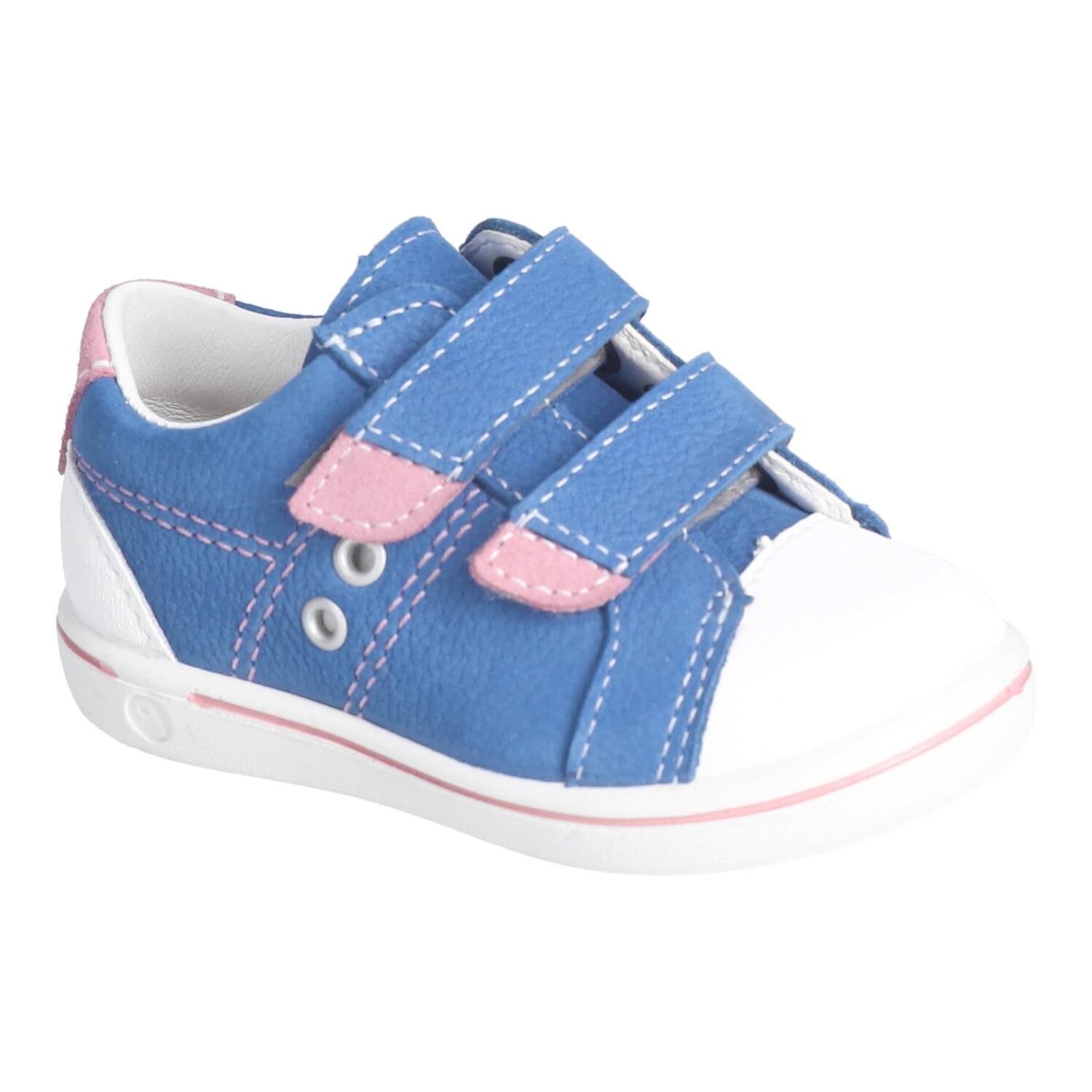 Ricosta Kids Shoes | Nippy Velcro | Azur Blue & Rosa Pink