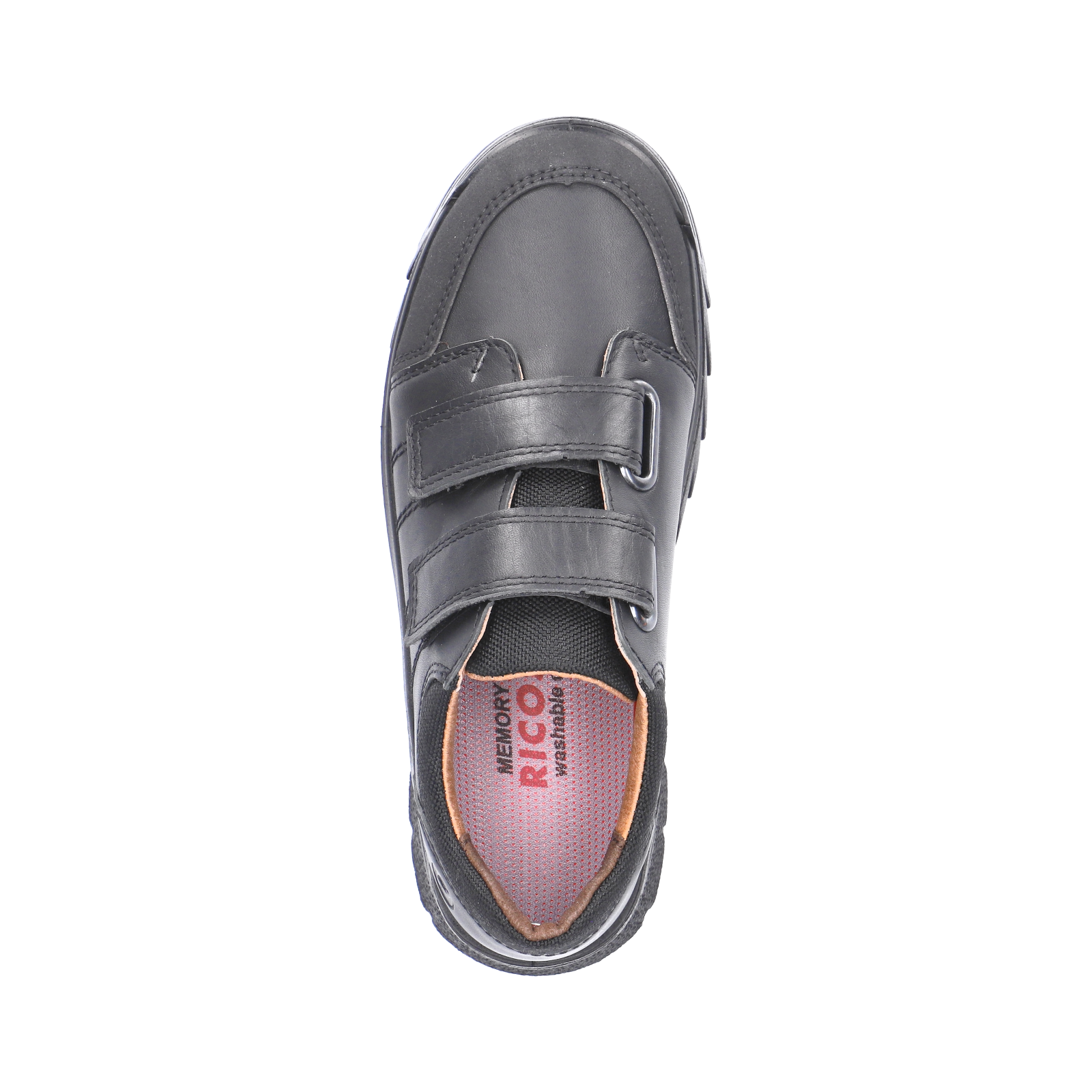 Ricosta Kids School Shoes | Johno Velcro | Black