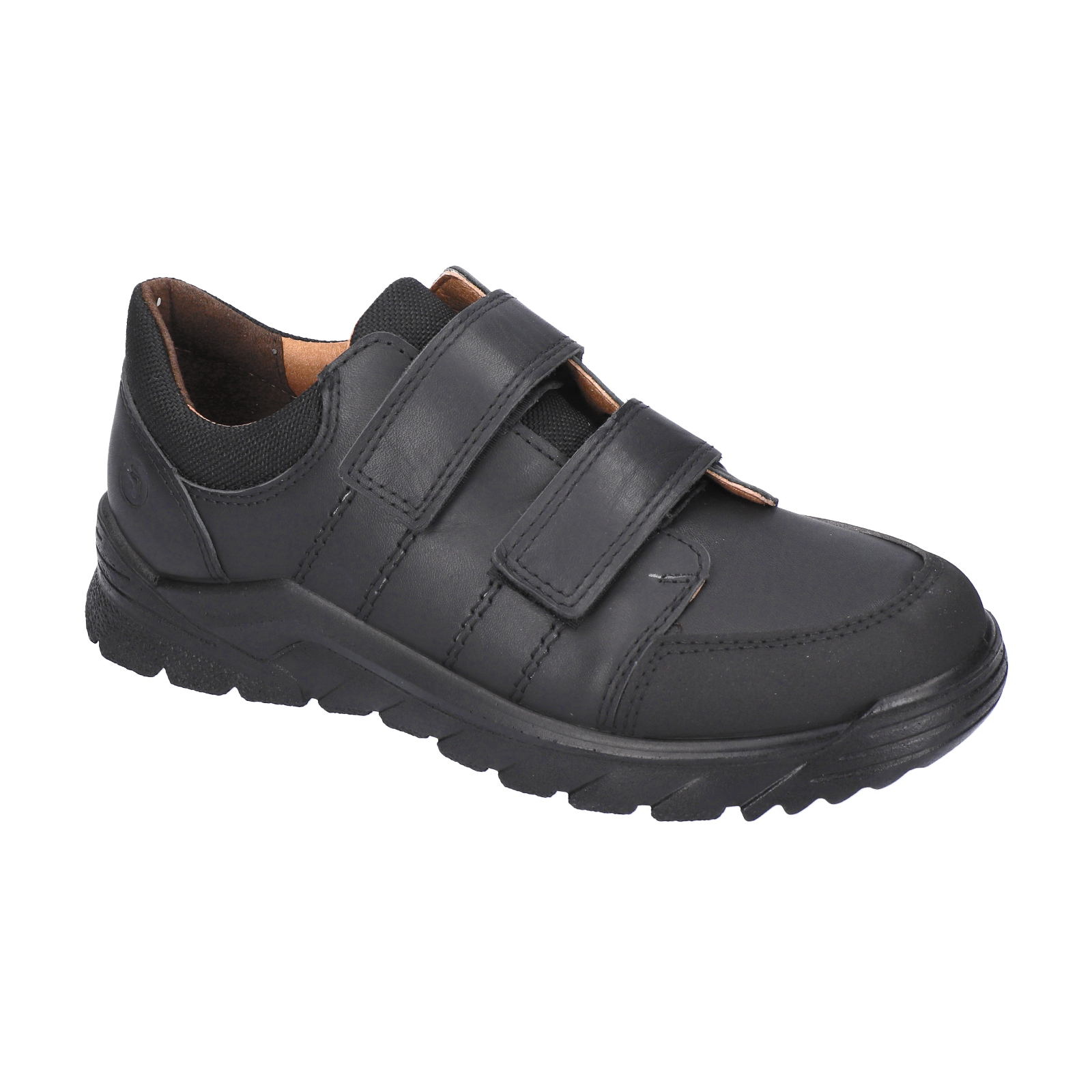 Ricosta Kids School Shoes | Johno Velcro | Black