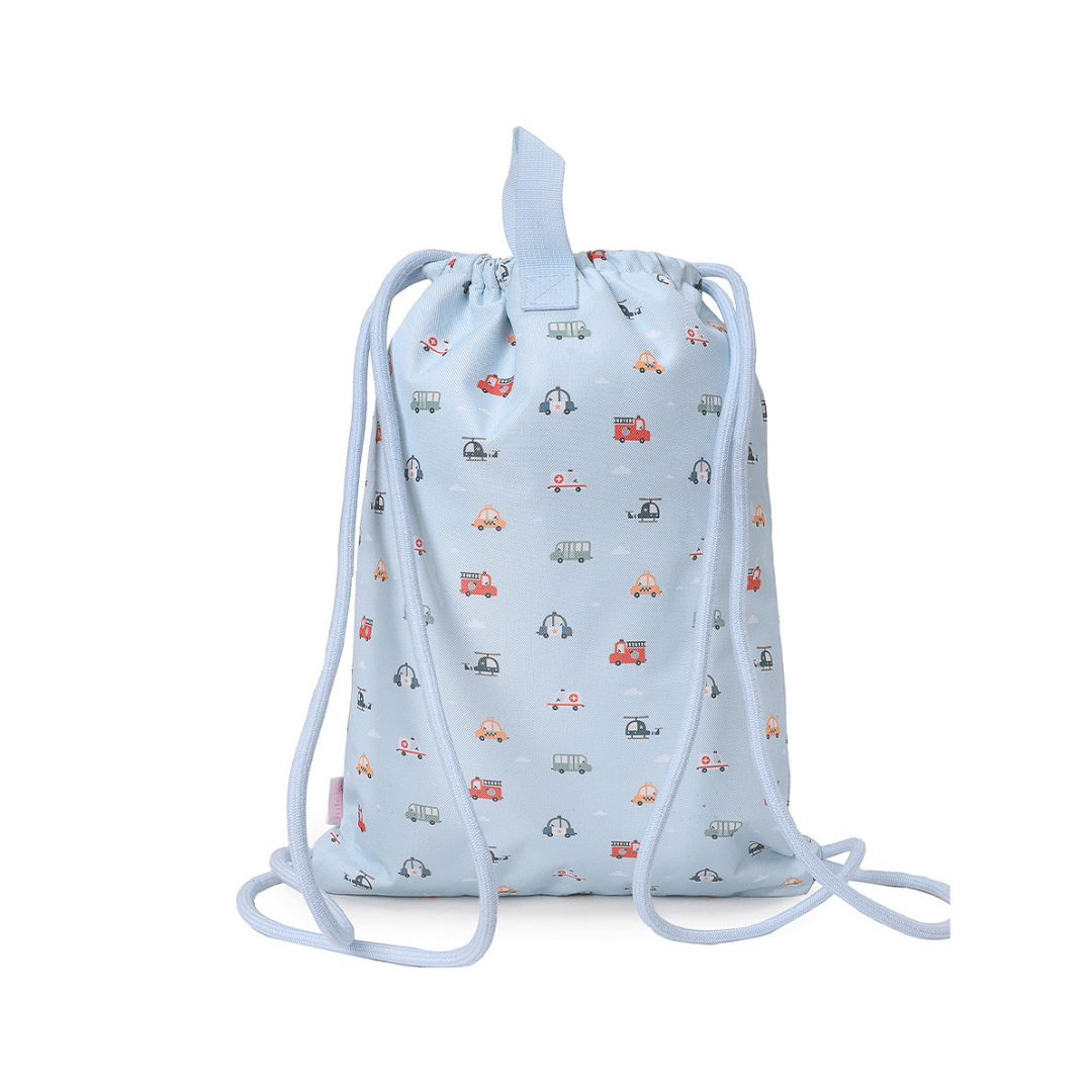 Tutete Kids Bag | Waterproof Drawstring | City Cars