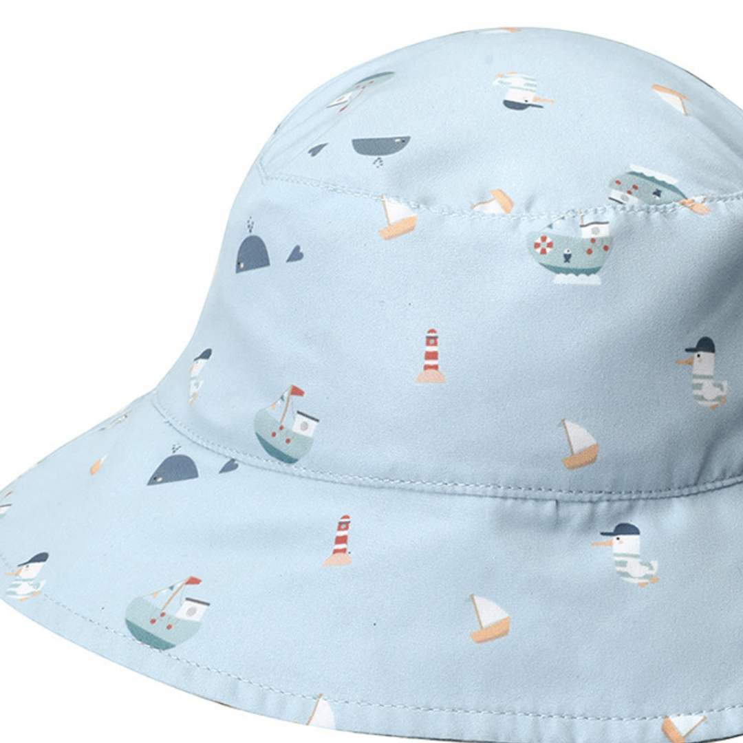 Tutete Baby Hats | Reversible Fishing Boat