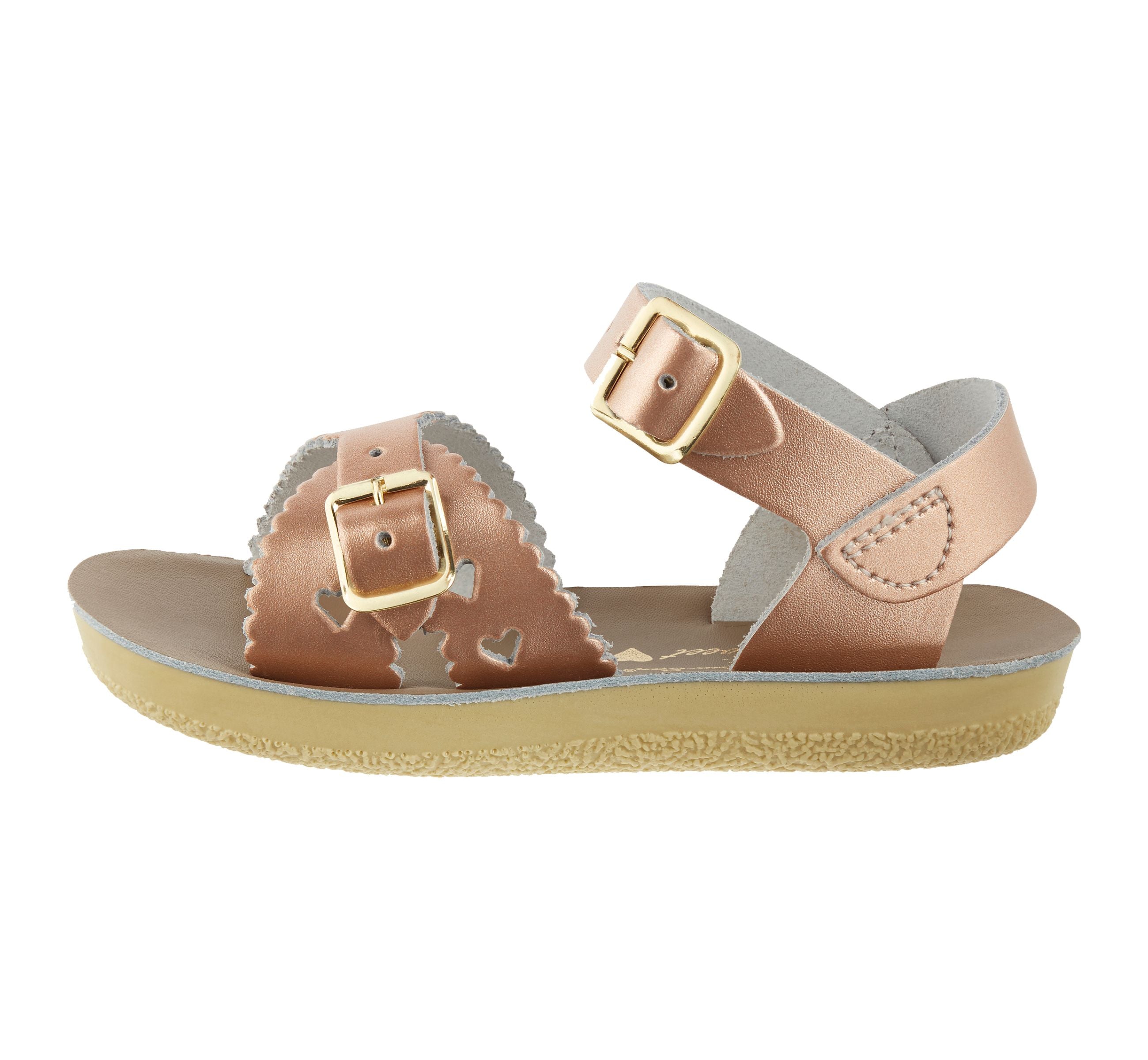 Salt-Water Kids Sandals | Sweetheart Sun San | Rose Gold