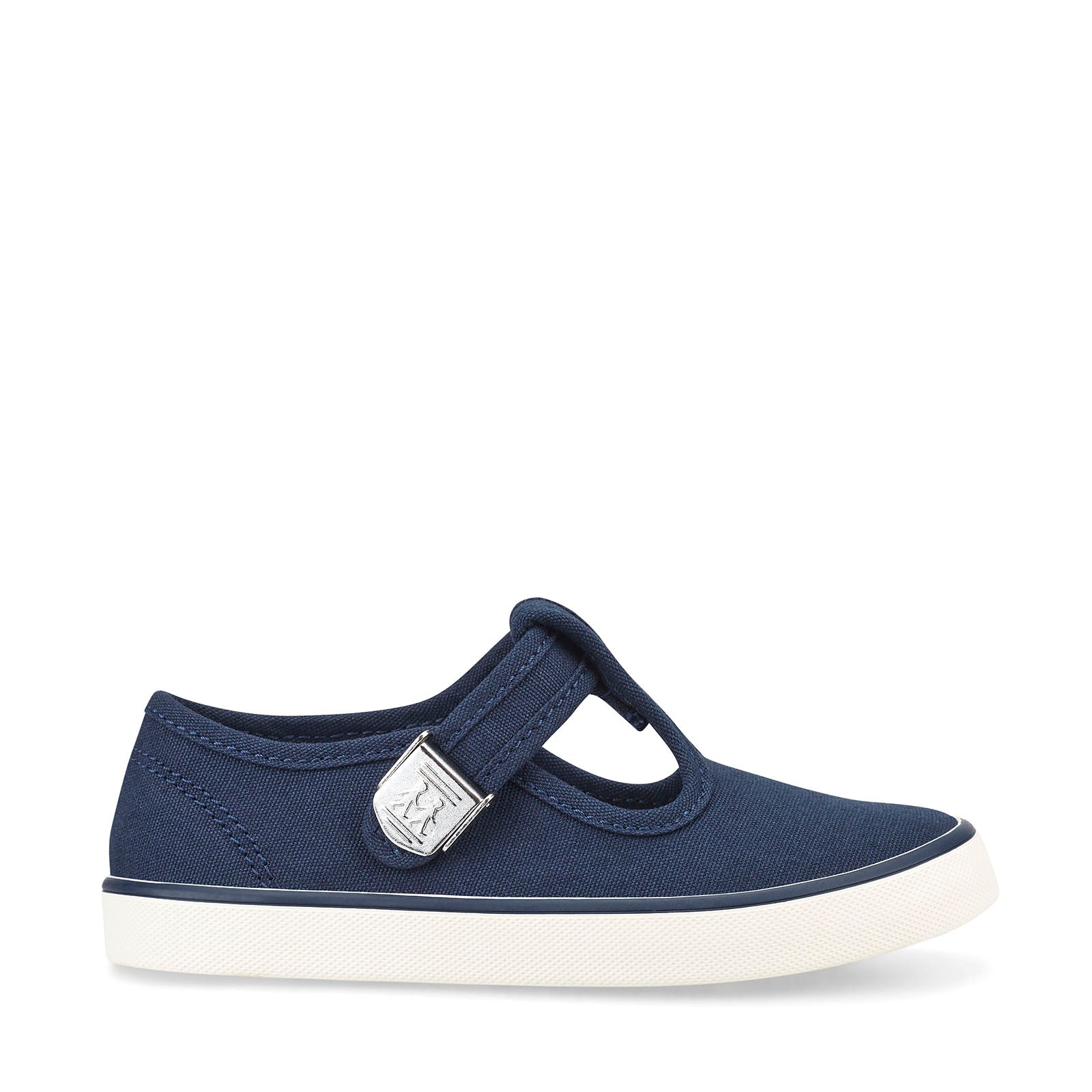 Start-Rite Canvas Shoes | T-Bar Treasure | Navy