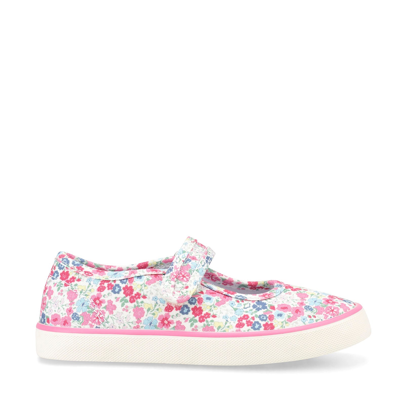 Start-Rite Canvas Shoes | Floral Blossom | Pink Multi