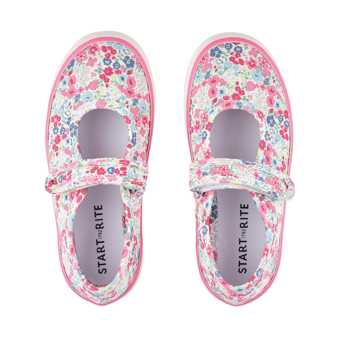 Start-Rite Canvas Shoes | Floral Blossom | Pink Multi