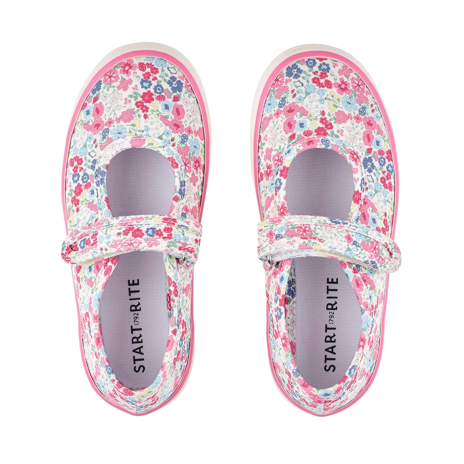 Start-Rite Canvas Shoes | Floral Blossom | Pink Multi