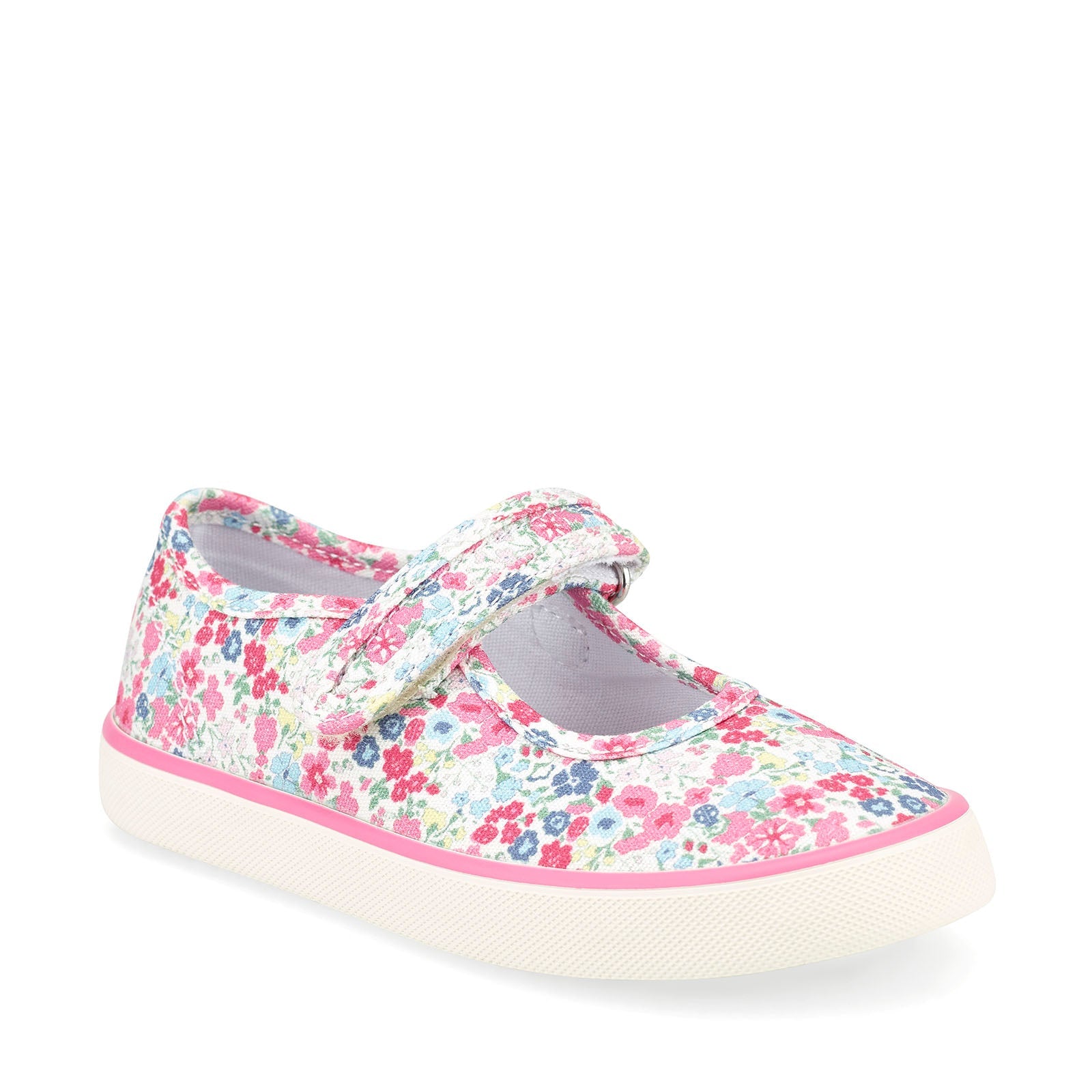 Start-Rite Canvas Shoes | Floral Blossom | Pink Multi