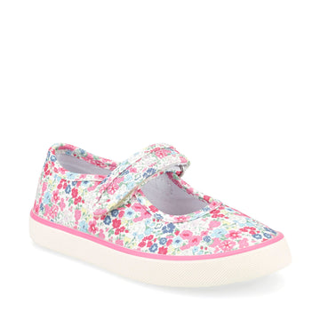 Start-Rite Canvas Shoes | Floral Blossom | Pink Multi