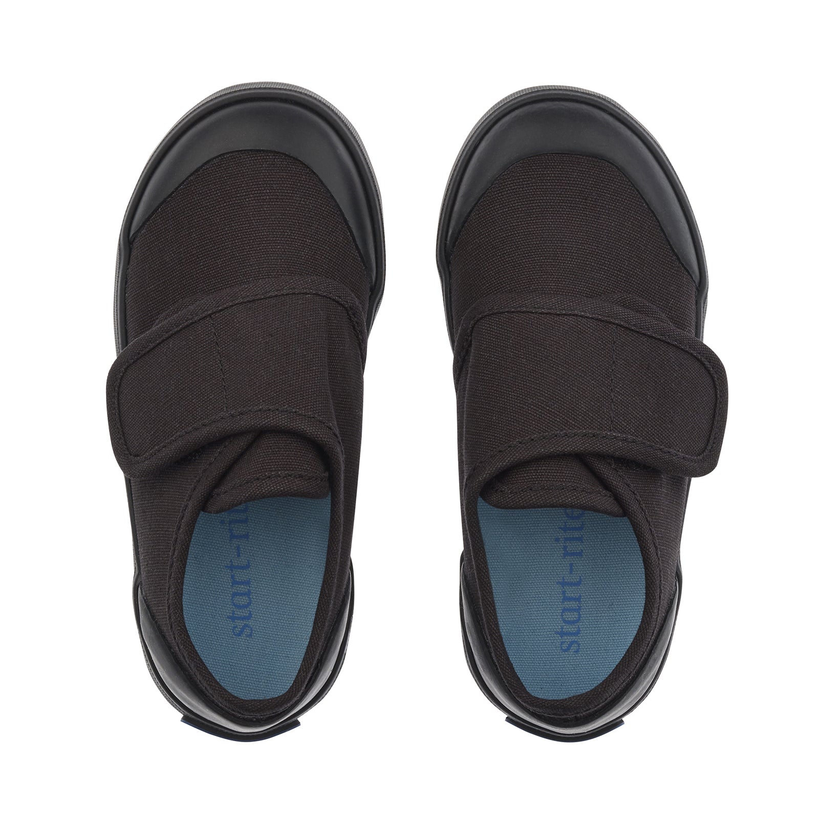 Start-Rite Plimsols | Skip Canvas | Black