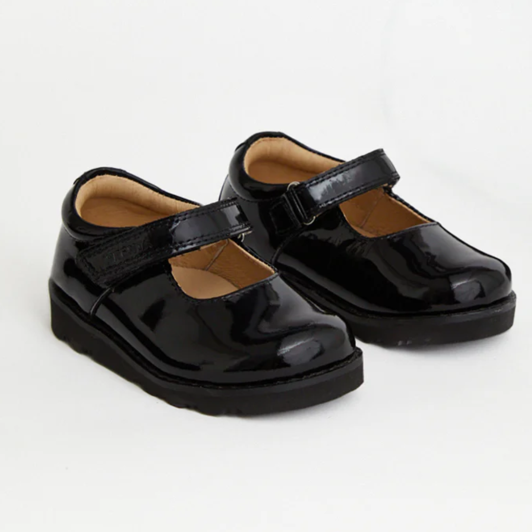 Prenta School Shoes | Aurora | Black Patent
