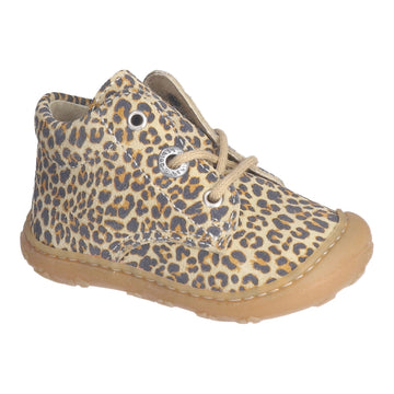 Ricosta Kids Boots | Dots Lace Up | Leopard Print