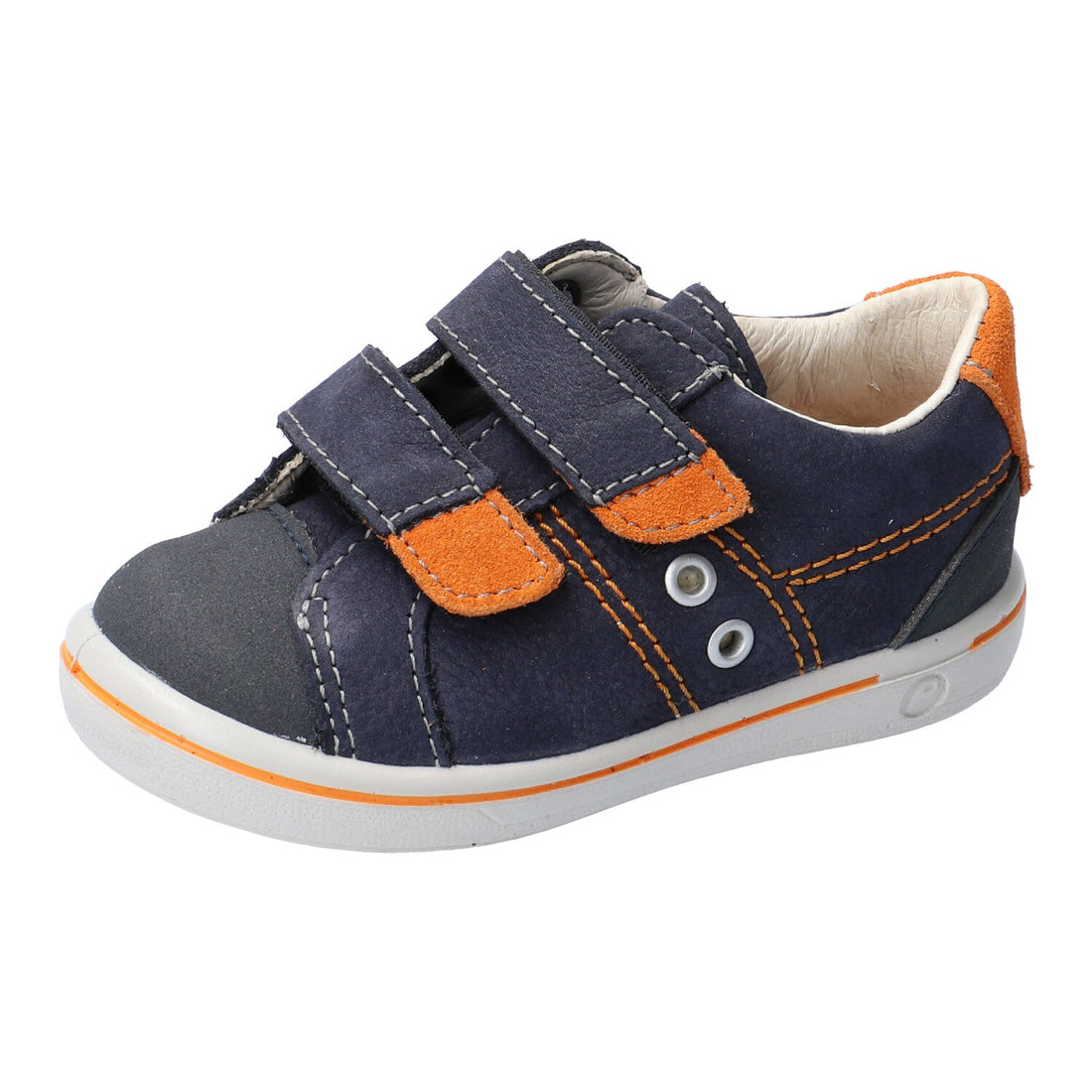 Ricosta Kids Shoes | Nippy Velcro | Navy Blue & Orange