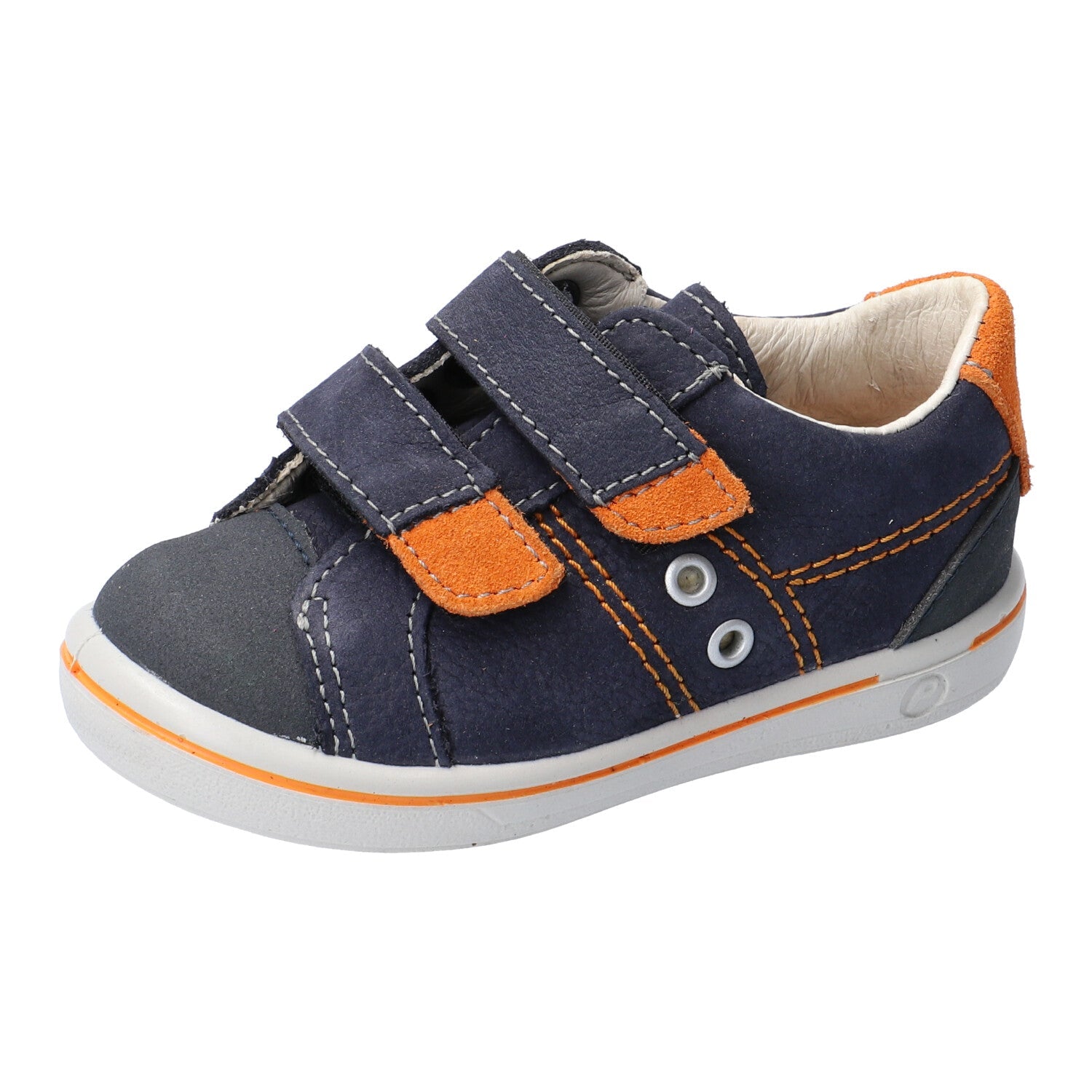 Ricosta Kids Shoes | Nippy Velcro | Navy Blue & Orange