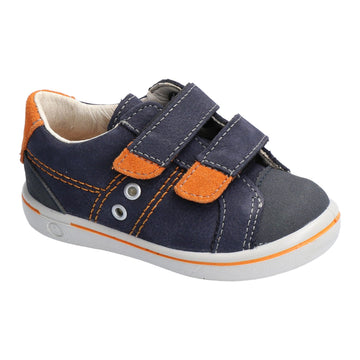 Ricosta Kids Shoes | Nippy Velcro | Navy Blue & Orange
