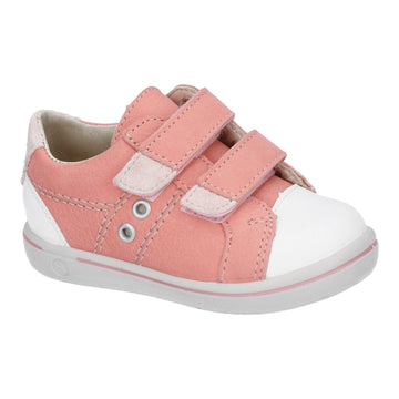 Ricosta Kids Shoes | Nippy Velcro | Strawberry Pink & White