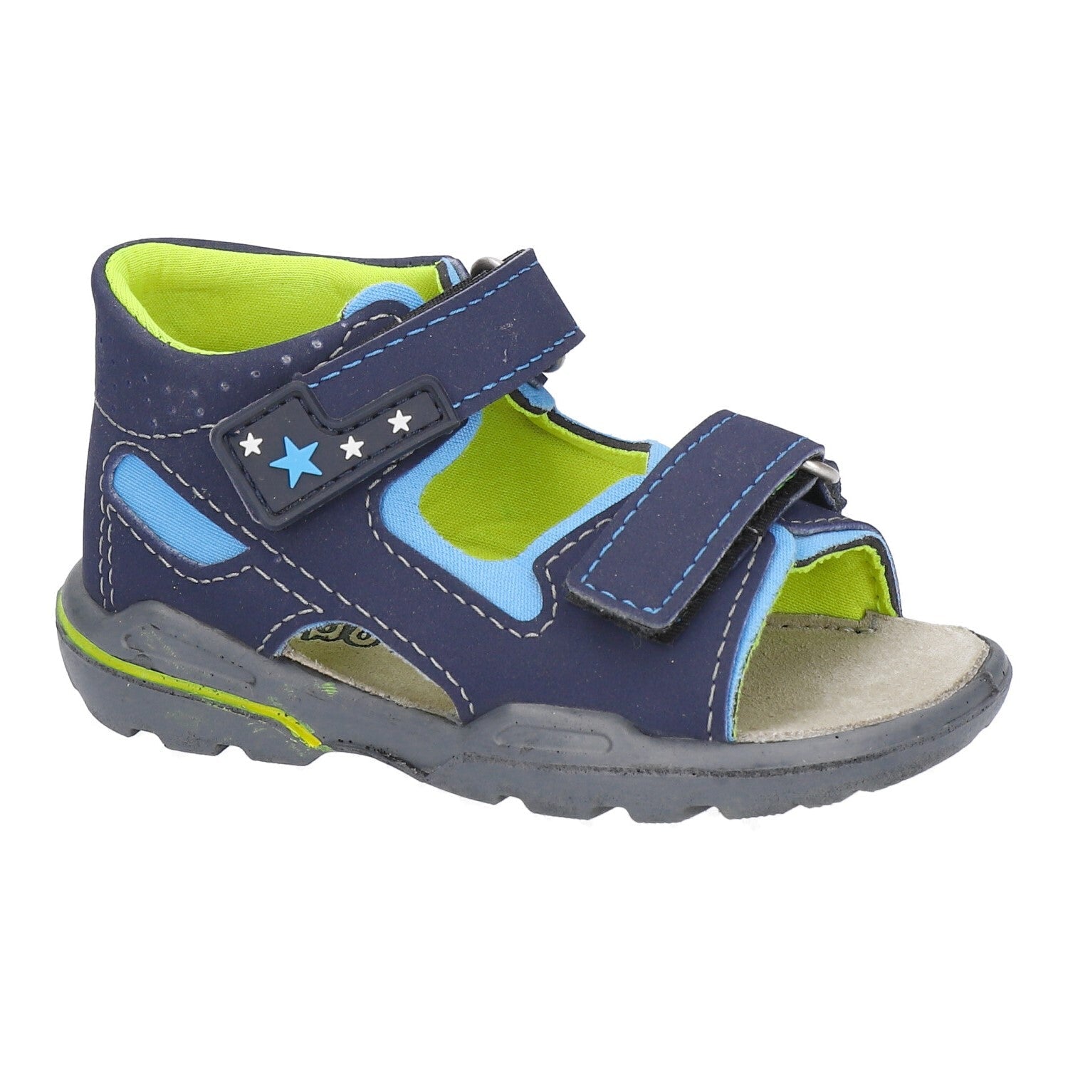 Ricosta Kids Sandals | Manto Waterproof | Navy & Lime