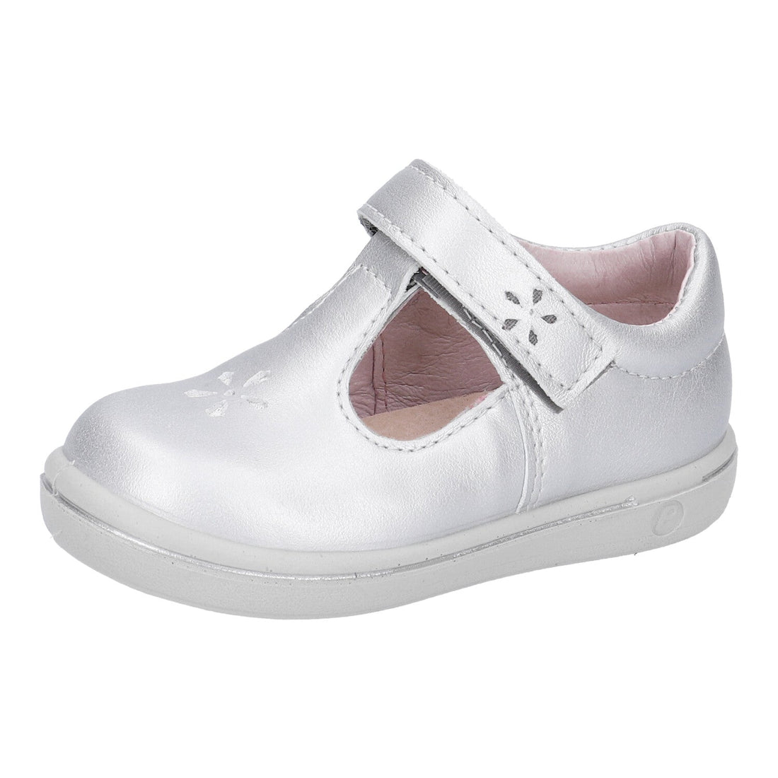 Ricosta Kids Shoes | Winona T-Bar Shoes | Silver