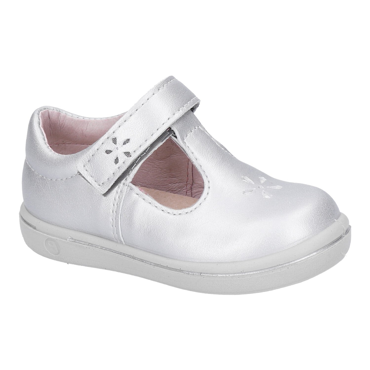 Ricosta Kids Shoes | Winona T-Bar Shoes | Silver