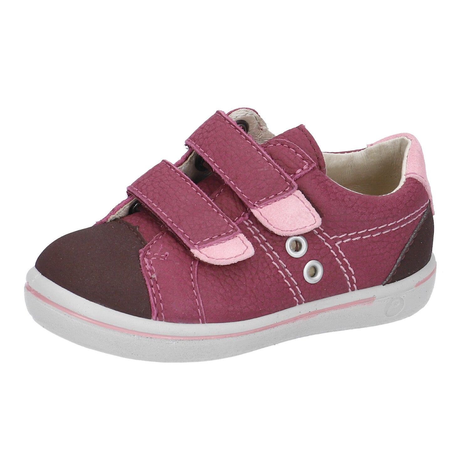 Ricosta Kids Shoes | Nippy Velcro | Merlot & Pink