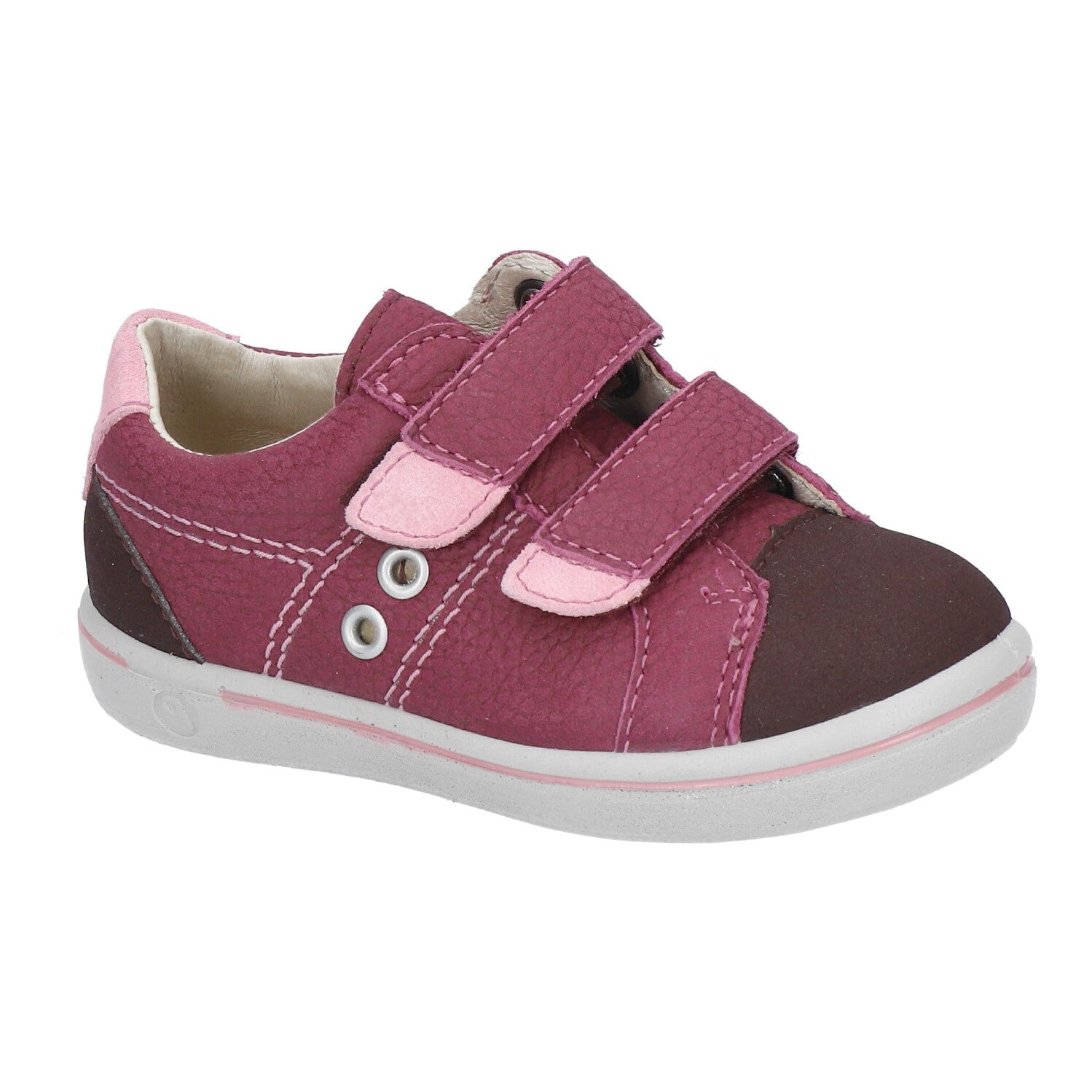 Ricosta Kids Shoes | Nippy Velcro | Merlot & Pink