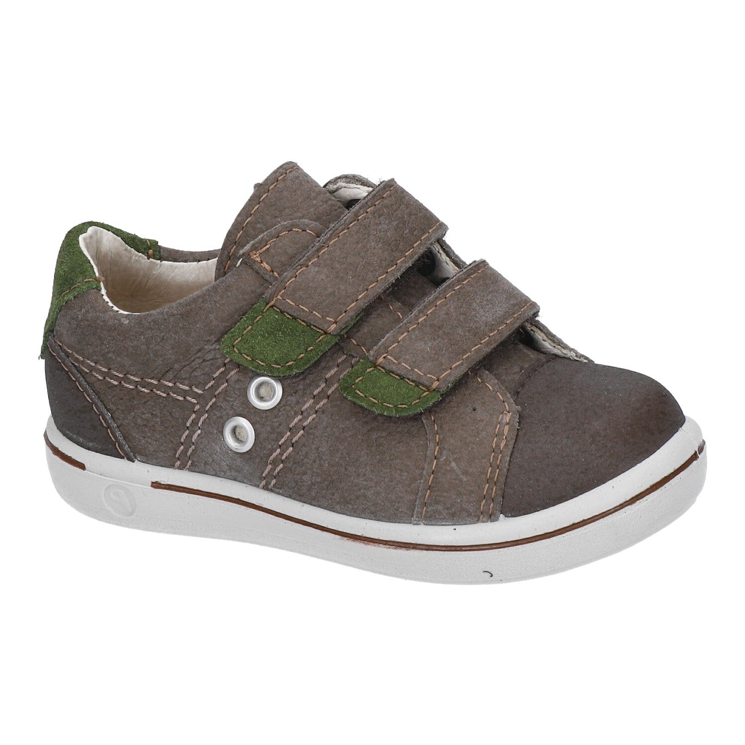 Ricosta Kids Shoes | Nippy Velcro | Meteor Grey & Olive