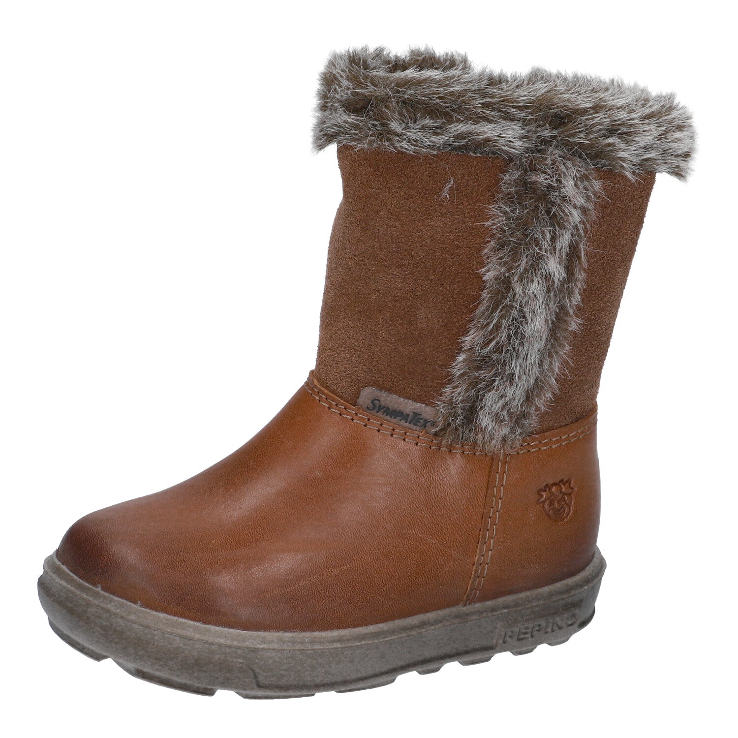 Ricosta Kids Boots | Usky Waterproof Zip | Cognac