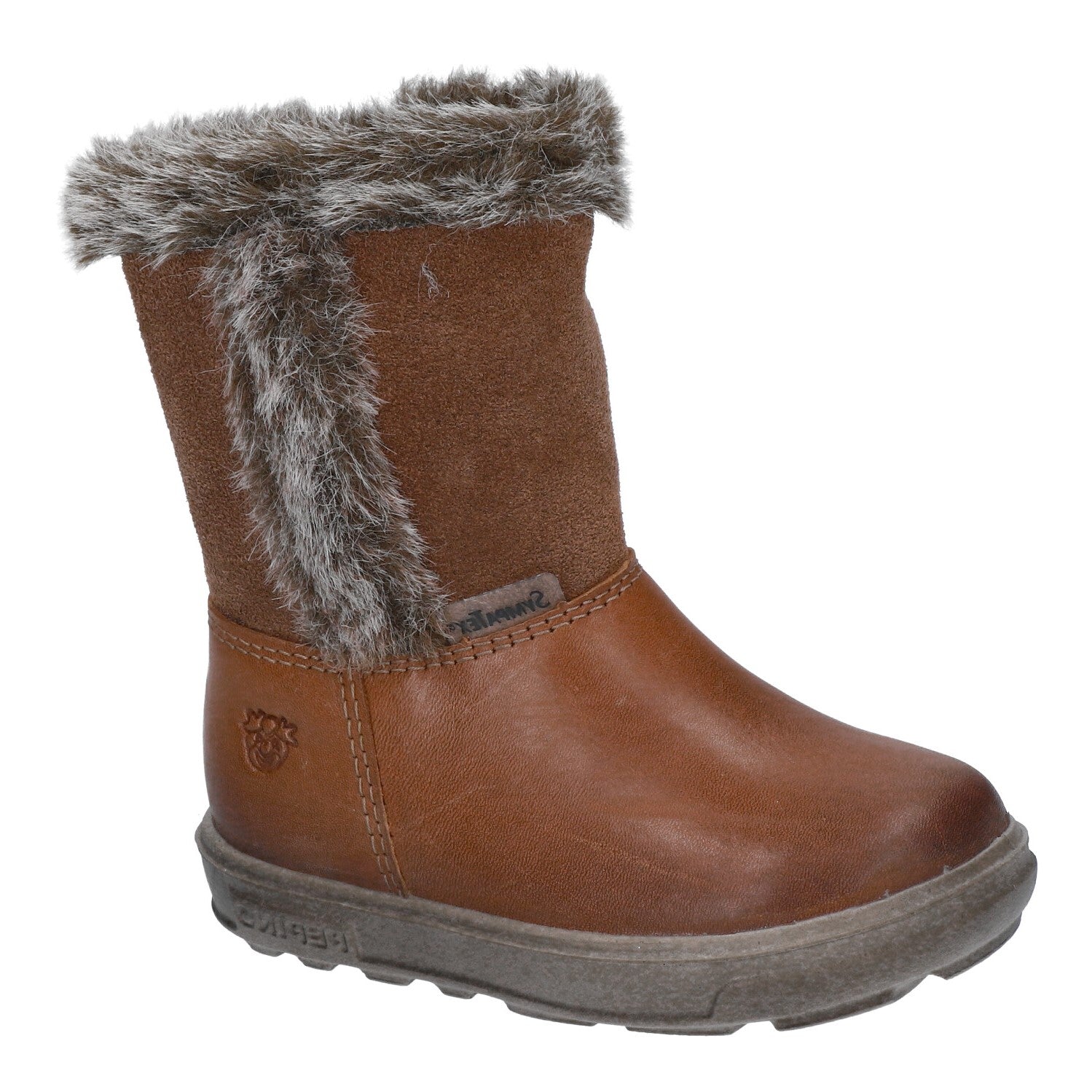 Ricosta Kids Boots | Usky Waterproof Zip | Cognac