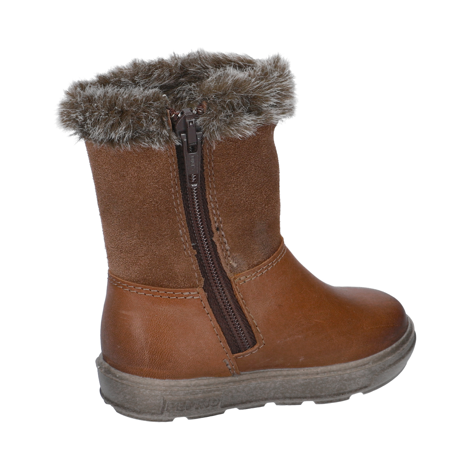 Ricosta Kids Boots | Usky Waterproof Zip | Cognac
