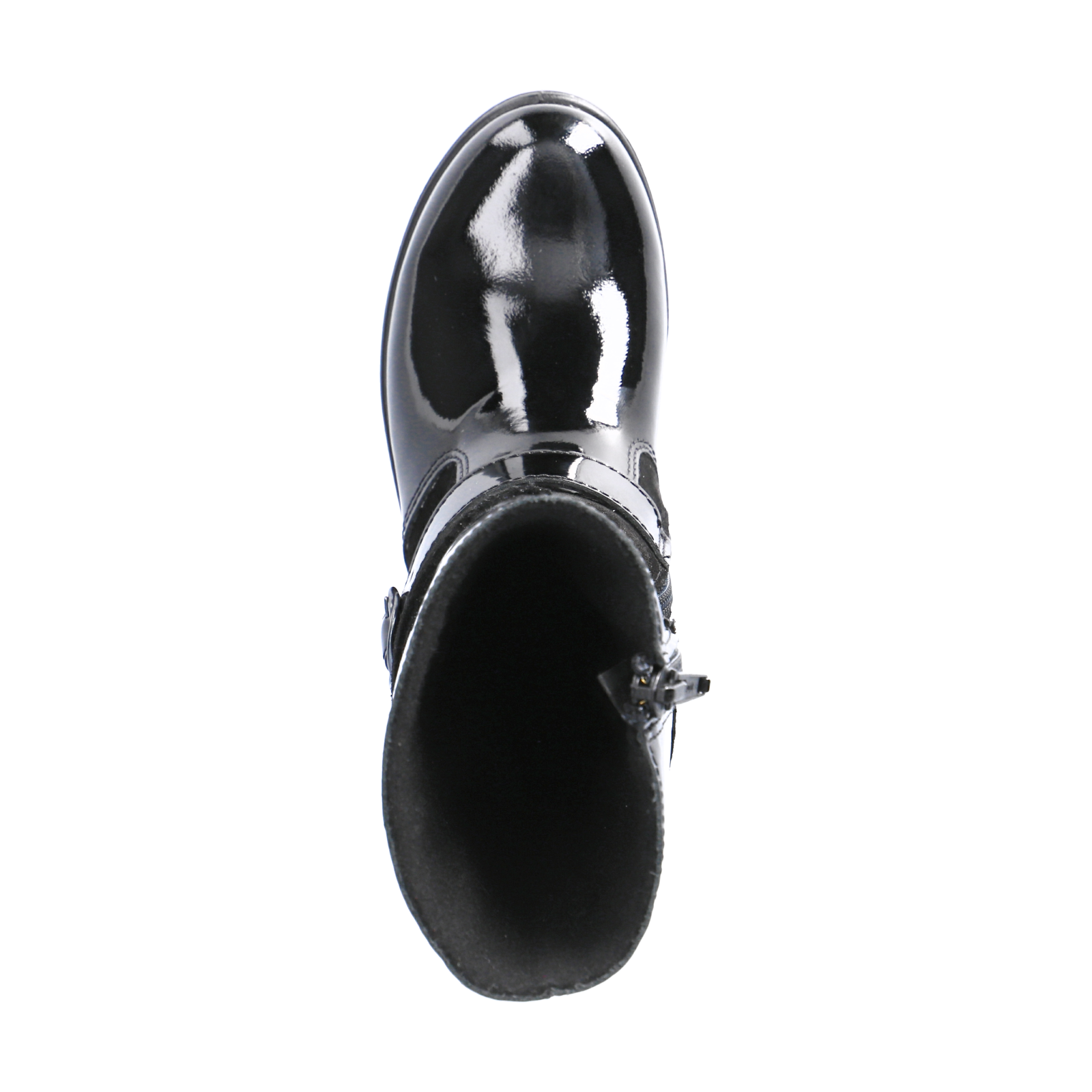 Ricosta Kids Boots | Hannah Waterproof | Black Patent/Suede