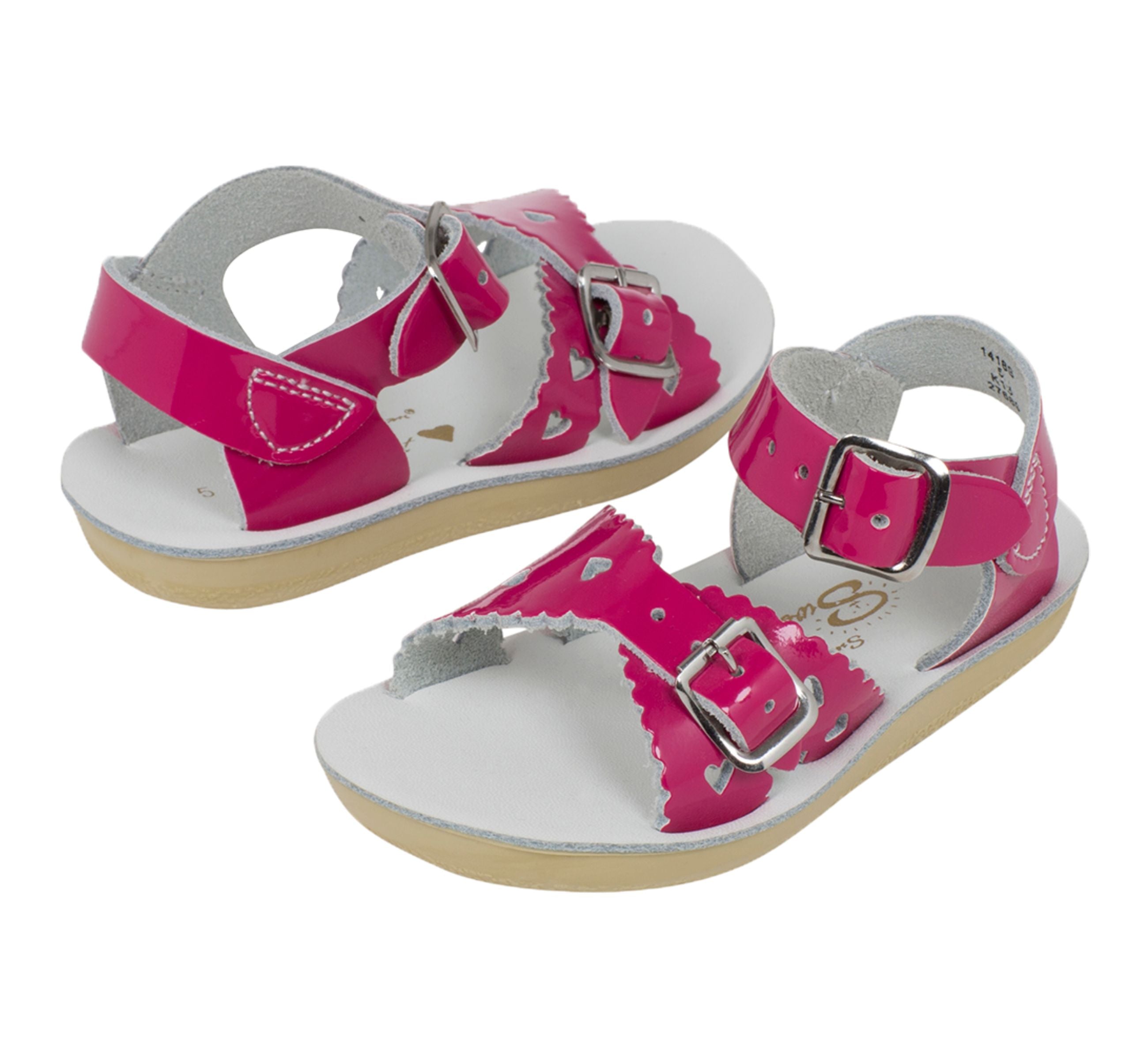 Salt-Water Kids Sandals | Sweetheart Sun San | Fuchsia