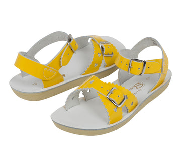 Salt-Water Kids Sandals | Sweetheart Sun San | Shiny Yellow